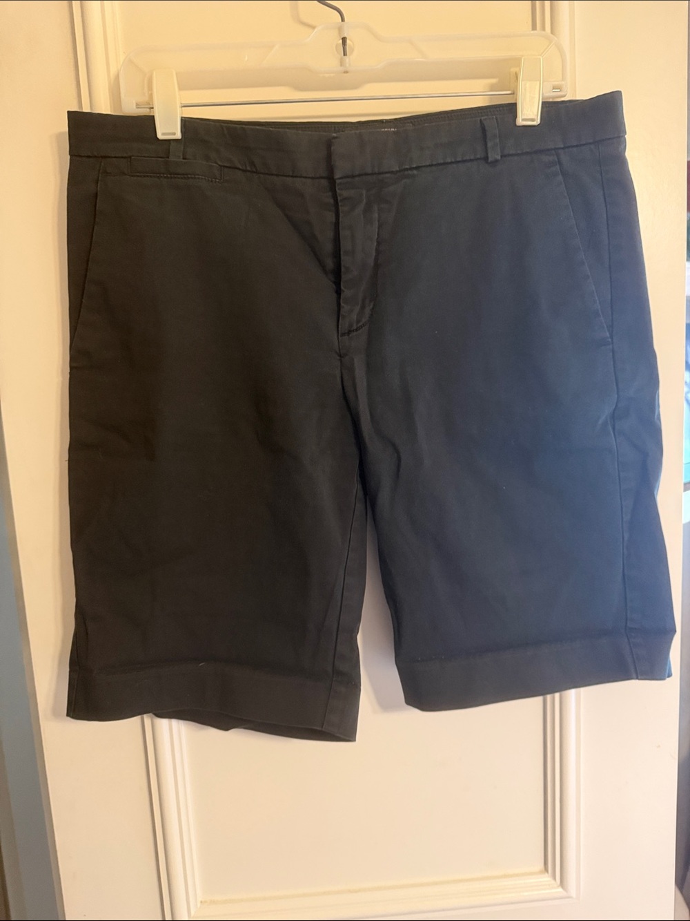 Banana Republic Women's Black Chino Bermudas
